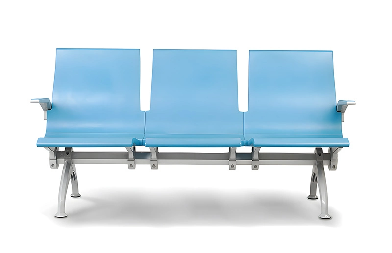 PU Airport Waiting Chairs LC068 Comfortable Ergonomic Seating for Airports Manufacturer HEWEI 1