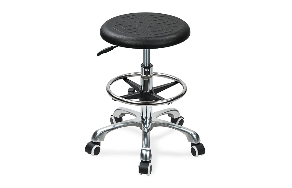 Professional Adjustable Lab Chair Dual-Height Control Gas Lift and Foot ...