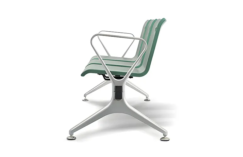 HEWEI Clinic Waiting Chair Supplier Integrated Pu Foam Molding with Built-in Steel Frame. Clinic Waiting Chair Supplier Manufacturer 3