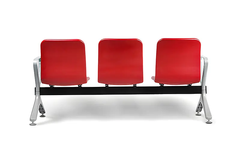 HEWEI Visitor Waiting Chair Integrated Pu Foam Molding with Built-in Steel Frame. for Sale 3