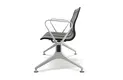 Public Airport Waiting Chair Made of 20x40mm Steel Tube (1.5mm Thickness) with Standard Black Paint Finish Public Waiting Chairs Wholesale - HEWEI 3