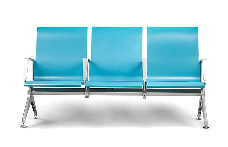 PU Waiting Chairs Aluminum Frame LC138 Ideal for Airports Supplier HEWEI 1