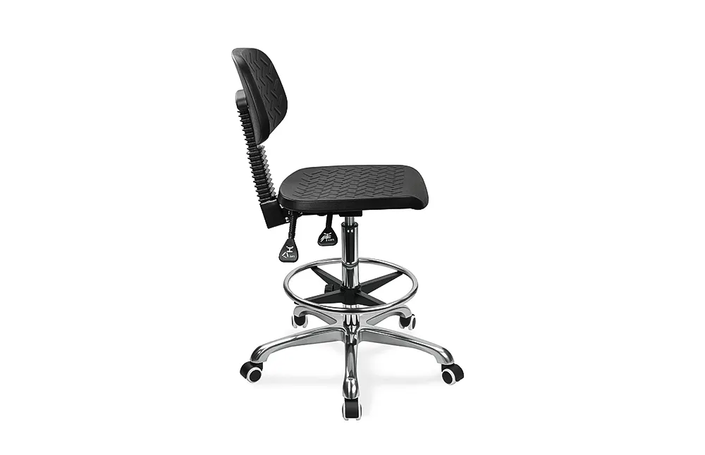Products 3 Seater Waiting Chair Supplier​ HEWEI Laboratory Ergonomic Chair with PU Backrest 360° Swivel & Heavy-Duty 5-Star Base Supports Long Hours in Laboratories for Sale 4
