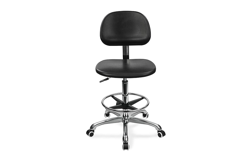 Professional Lab Ergonomic Chair PU Backrest Support 360° Swivel Stable 5-Star Base Scientifically Designed for Laboratory 1