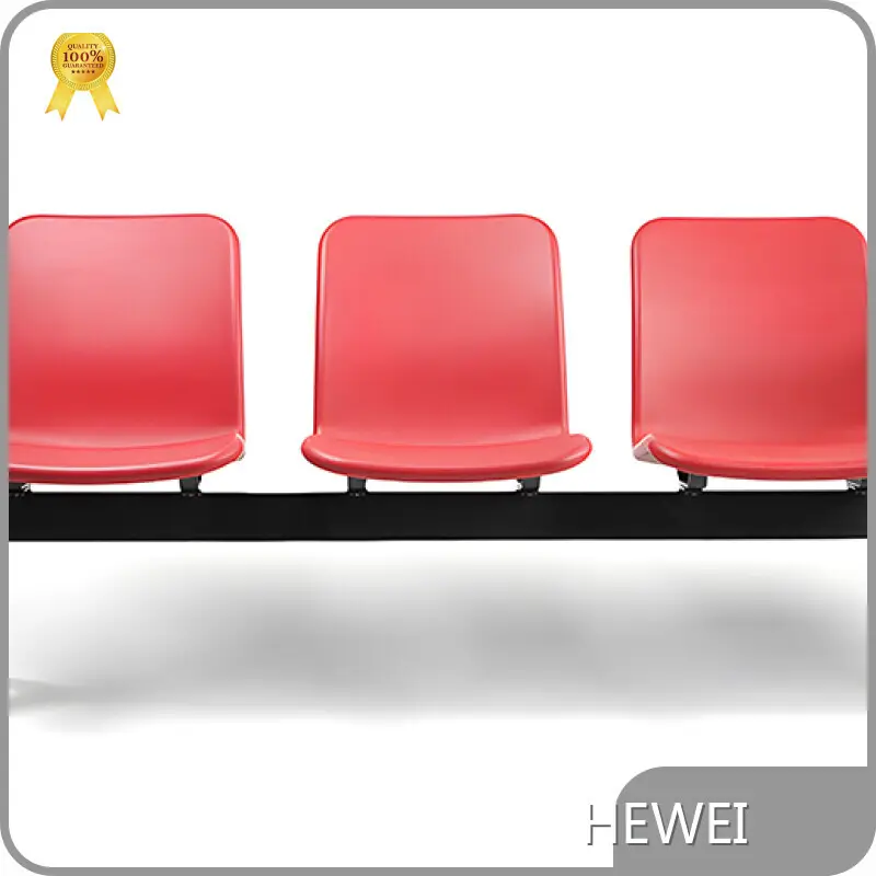 HEWEI Waiting Chairs Made of 20x40mm Steel Tube (1.5mm Thickness) with Standard Black Paint Finish Waiting Chairs Company 1