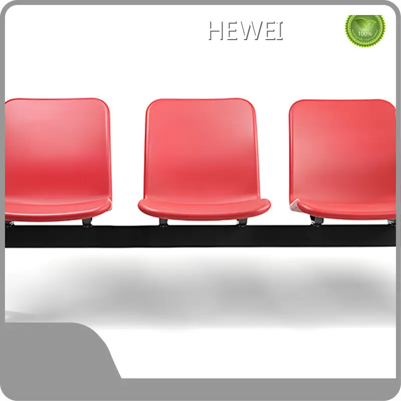 Airport Seating Public Waiting Chair for Hospital Integrated Pu Foam Molding with Built-in Steel Frame. Made of 20x40mm Steel Tube (1.5mm Thickness) with Standard Black Paint Finish for Sale 1