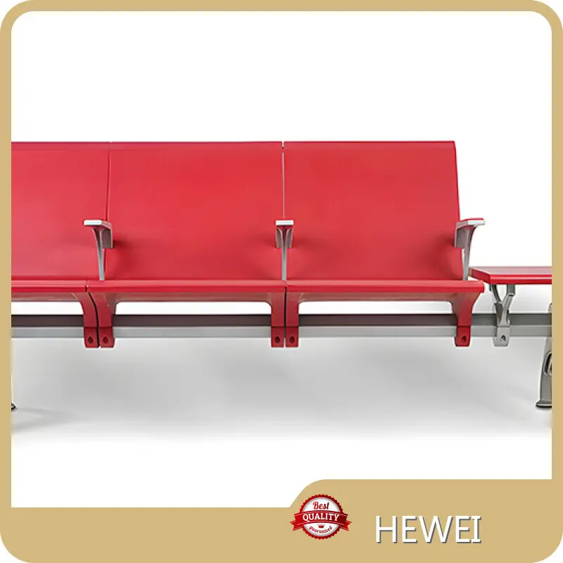 HEWEI Hospital Waiting Room Chair Factory​ with Aluminum Alloy Frames and Wrapped in Soft PU Padding for Enhanced Comfort. Factory 1