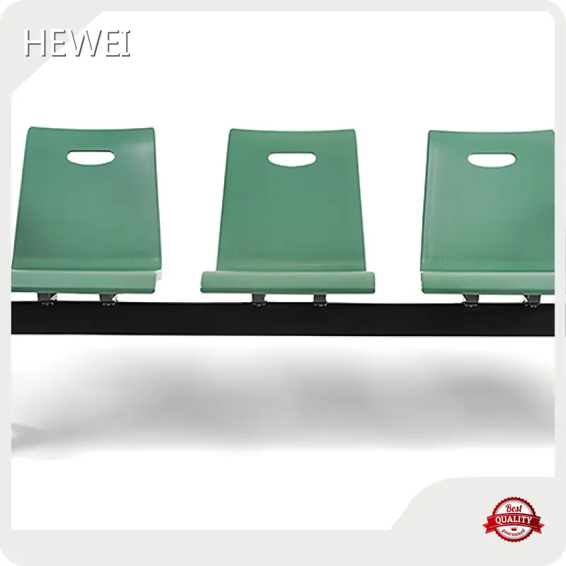 HEWEI Clinic Waiting Chair Supplier Integrated Pu Foam Molding with Built-in Steel Frame. Clinic Waiting Chair Supplier Manufacturer 1