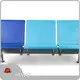 3 Seater Waiting Chair Manufacturer​ Aluminum Alloy Armrest & Legs with Nano Sparkle Silver Paint Finish. Airport Seating Wholesale - HEWEI 1