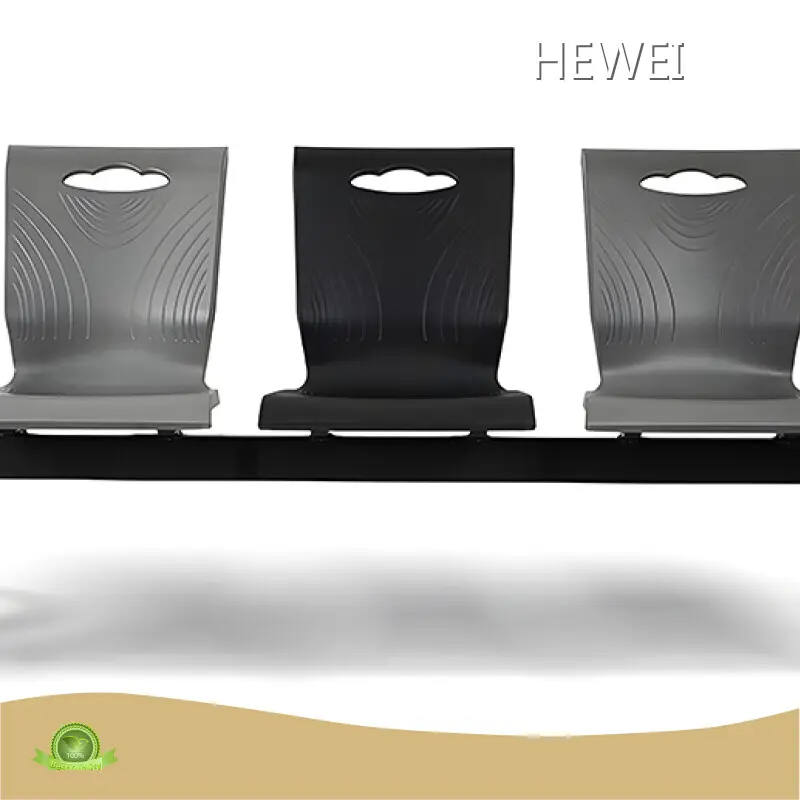 機場座椅鋁合金材質，標準銀色光澤漆面產品批發 - HEWEI 1