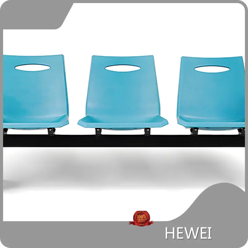 HEWEI 3 座醫院候診椅供應商 整合 PU 泡棉成型，內建鋼架 3 座醫院候診椅供應商 1
