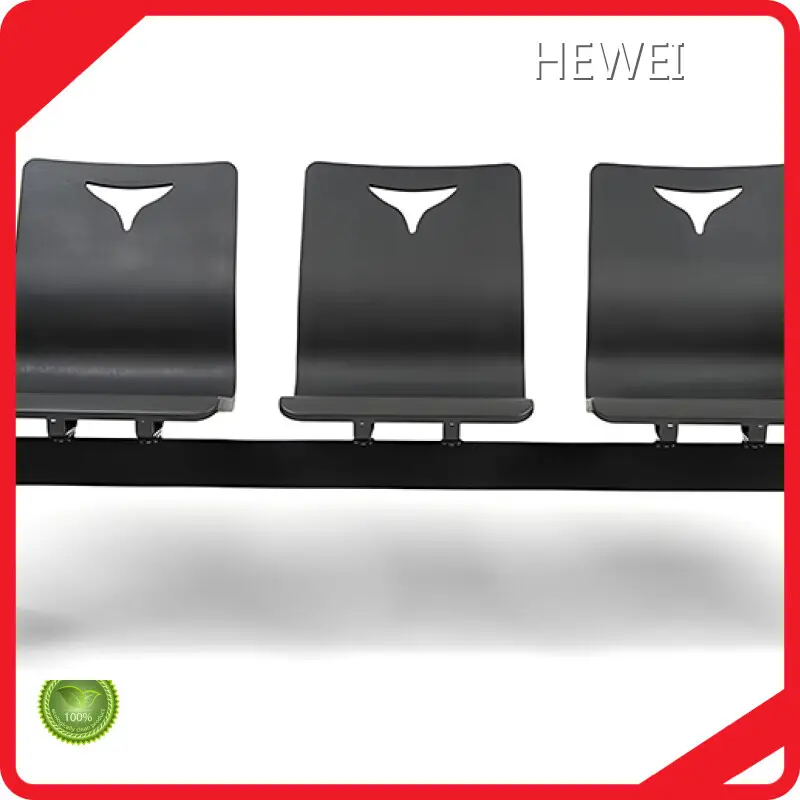 Steel Waiting Chair Integrated Pu Foam Molding with Built-in Steel Frame. Public Waiting Chairs Wholesale - HEWEI 1