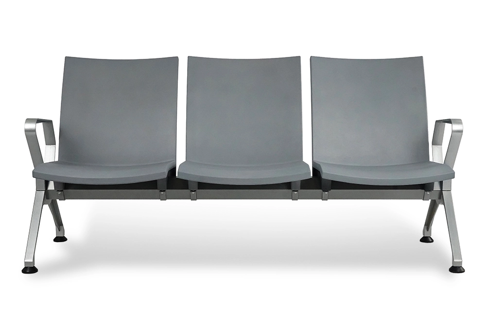 Ghế chờ PU LC150 khung nhôm sản xuất trực tiếp từ nhà máy dùng cho đường sắt cao tốc tại sân bay 1