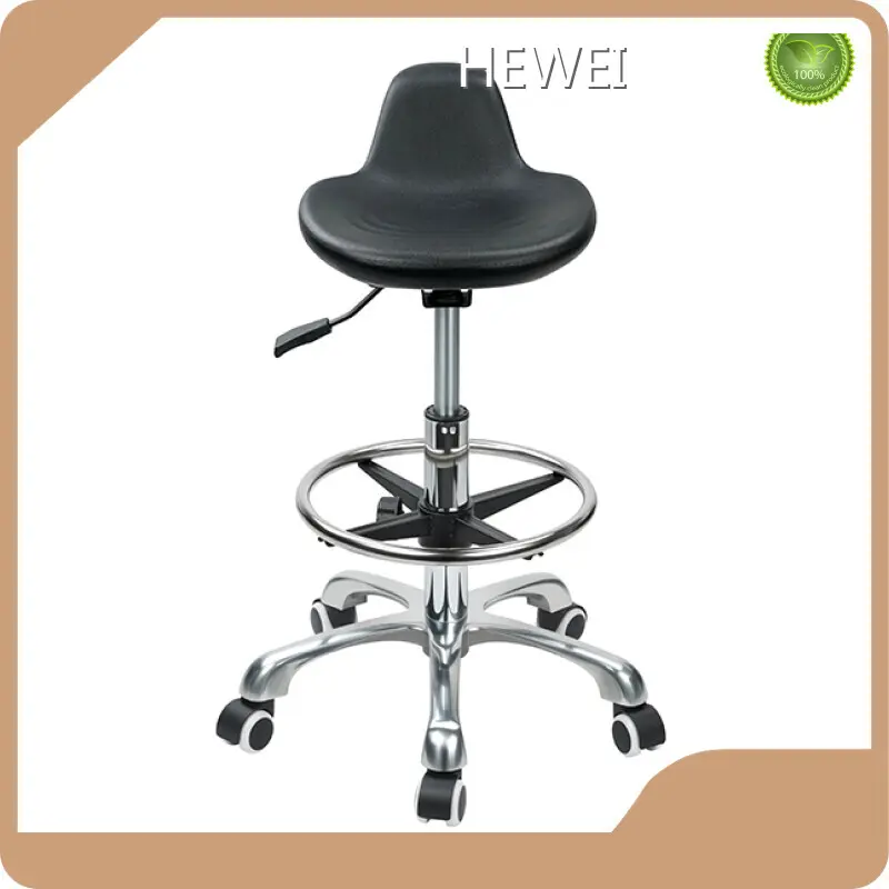 Adjustable Height Lab Stool with Back Laboratory Chair Wholesale - HEWEI 1