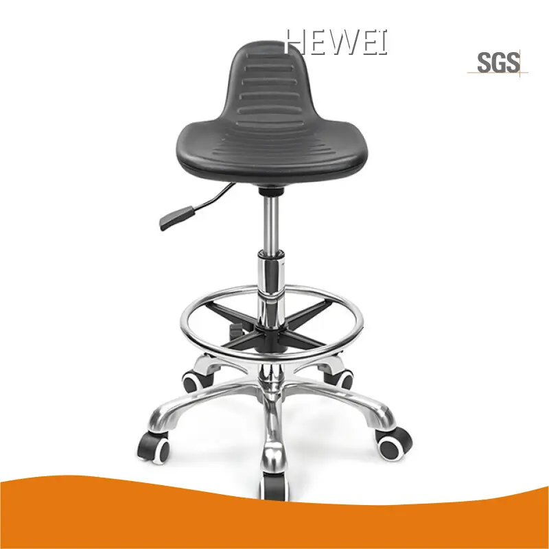 Laboratory Chair Lab Stool with Wheels and Back​ with Good Price 1