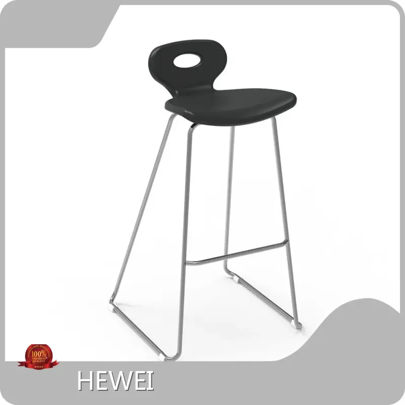 HEWEI Black Waiting Chairs Factory 1