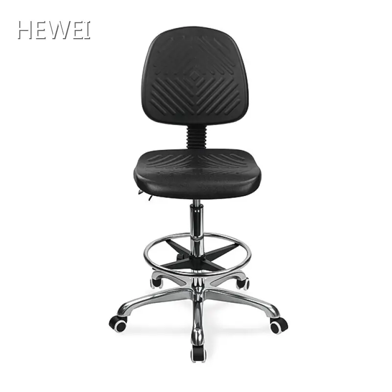 Lab Stool with Wheels and Back​ Standard Lab Chair Wholesale - HEWEI SEATING 1